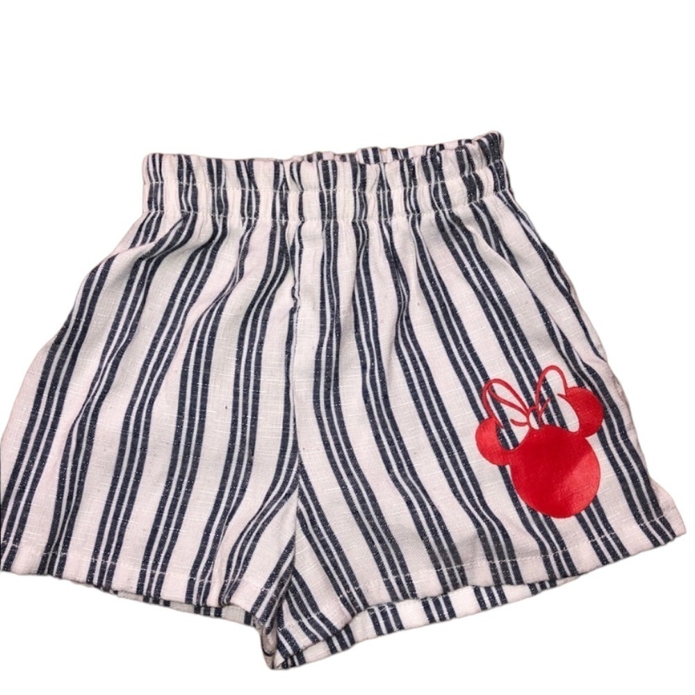 Disney Junior Minnie Girls 12 Month Striped Shorts